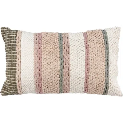 Primitives By Kathy Striped Cottage Pillow In Earthy In Multi