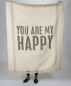 Primitives By Kathy Throw-you Are My Happy In Beige