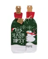 Primitives By Kathy Tis The Season To Get Tipsy Bottle Sock In Green