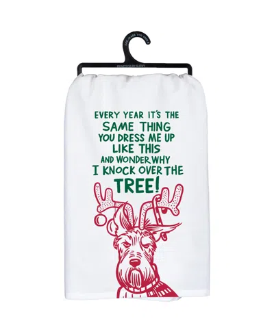 Primitives By Kathy Why I Knock Over The Tree Kitchen Towel In Multi