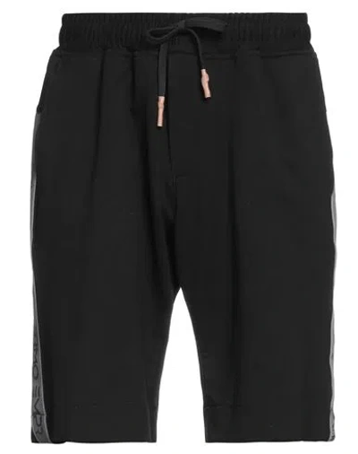 Primo Emporio Man Shorts & Bermuda Shorts Black Size L Cotton, Polyester, Elastane