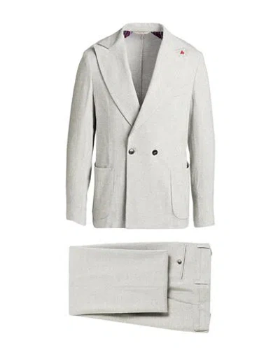 Primo Emporio Man Suit Grey Size 44 Viscose, Acrylic, Elastane In Gray