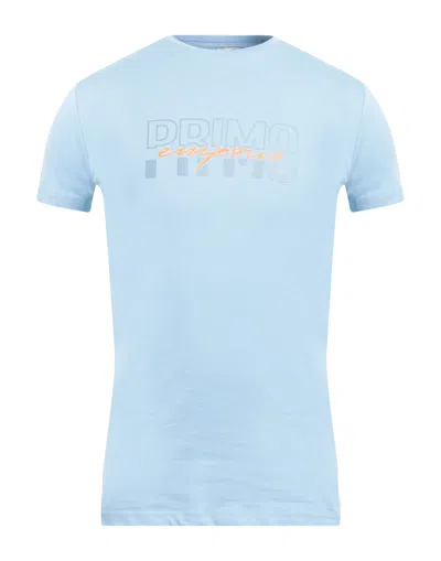 Primo Emporio Man T-shirt Sky Blue Size S Cotton