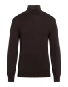 Primo Emporio Man Turtleneck Dark Brown Size Xxl Merino Wool, Acrylic