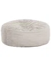 Primo International 5" Faux Fur Foam Bean Bag In Brown