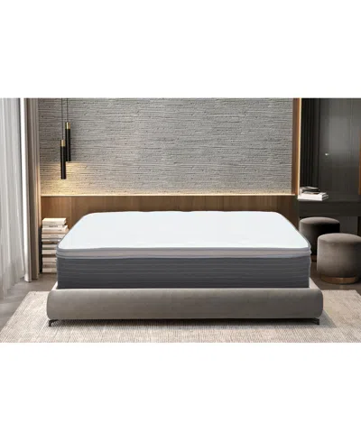 Primo International Symmetry 2 12" Ultra Plush Euro Top Mattress In A Box In Transparent