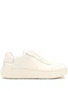 Primury Frank Leather Platform Sneakers In White