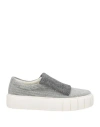 Primury Woman Sneakers Light Grey Size 7 Textile Fibers In Gray
