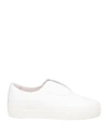Primury Woman Sneakers White Size 7 Leather In White