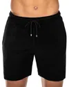 Prince And Bond Riviera Regular Fit 6.5 Drawstring Shorts In Black
