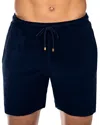 Prince And Bond Riviera Regular Fit 6.5 Drawstring Shorts In Navy
