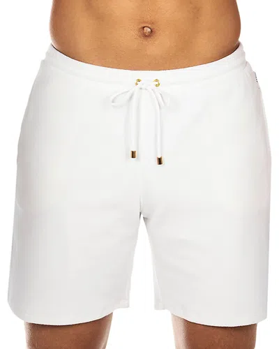 Prince And Bond Riviera Regular Fit 6.5 Drawstring Shorts In White