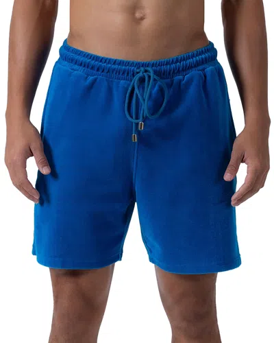 Prince And Bond Riviera Terry Shorts In Blue