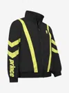 Prince Boys Baseline Track Jacket 2 - 4 Yrs Black In Black