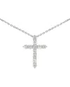 Prince Diamond & Jewelry 14k 0.90 Ct. Tw. Lab-grown Diamond Lab-grown Cross  Pendant