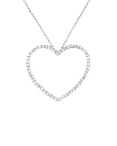 Prince Diamond & Jewelry 14k 0.96 Ct. Tw. Lab-grown Diamond Lab-grown Heart  Pendant