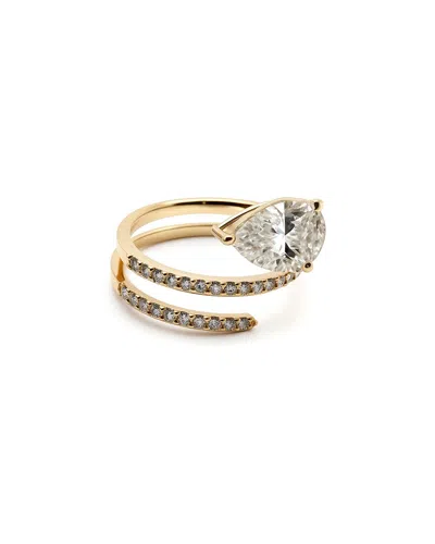 Prince Diamond & Jewelry 14k 1.95 Ct. Tw. Lab-grown Diamond Wrap Ring In Pattern