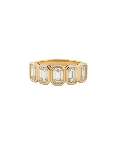 Prince Diamond & Jewelry 14k 2.00 Ct. Tw. Lab-grown Diamond Emerald Band Ring