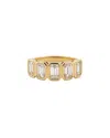 Prince Diamond & Jewelry 14k 2.00 Ct. Tw. Lab-grown Diamond Emerald Band Ring In Gold