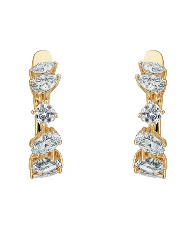 Prince Diamond & Jewelry 14k 2.14 Ct. Tw. Lab-grown Diamond Lab-grown Multi-  Shape Earrings