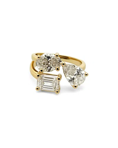 Prince Diamond & Jewelry 14k 3.34 Ct. Tw. Lab-grown Diamond Multi-stone Ring In Burgundy
