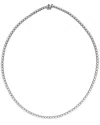 Prince Diamond & Jewelry 14k 3.51 Ct. Tw. Lab-grown Diamond Lab-grown Tennis  Necklace