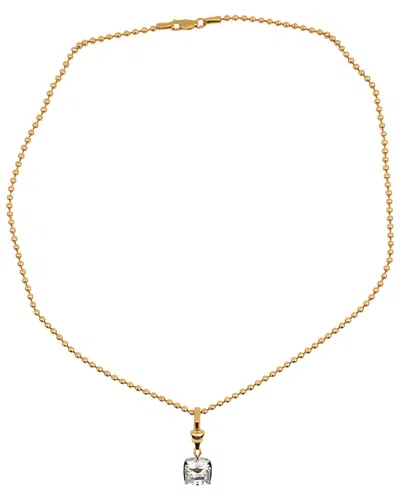 Prince Diamond & Jewelry 14k 4.00 Ct. Tw. Lab-grown Diamond Cushion Pendant In Gold
