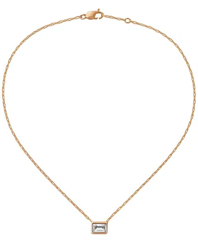 Prince Diamond & Jewelry 14k 4.14 Ct. Tw. Lab-grown Diamond Solitaire Pendant
