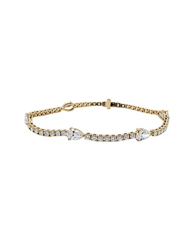 Prince Diamond & Jewelry 14k 6.00 Ct. Tw. Lab-grown Diamond Tennis Bracelet In Gold