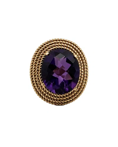 Prince Diamond & Jewelry 14k 7.10 Ct. Tw. Lab-grown Diamond Statement Ring In Purple