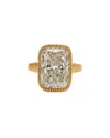 Prince Diamond & Jewelry 18k 7.00 Ct. Tw. Lab-grown Diamond Lab-grown Cushion  Ring