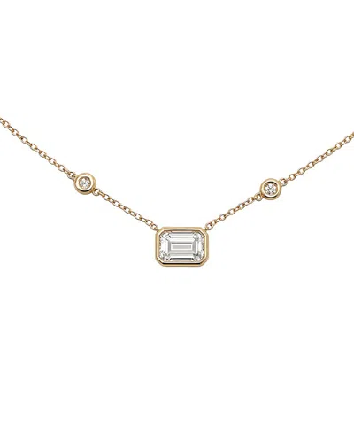 Prince Diamond & Jewelry Cvd Em Diam Necklace Igi Cert 2.50cts In Gold