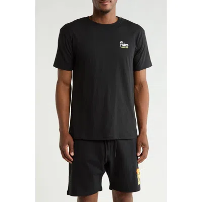 Prince Logo Print Graphic T-shirt In Black