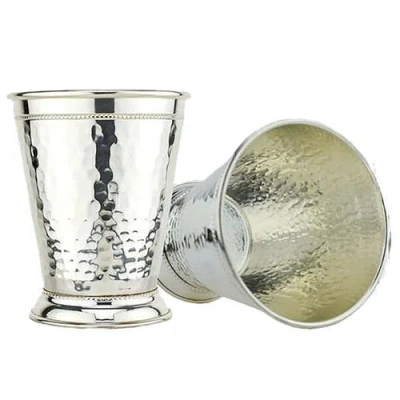 Prince Of Scots Hammered Silver Julep Cup