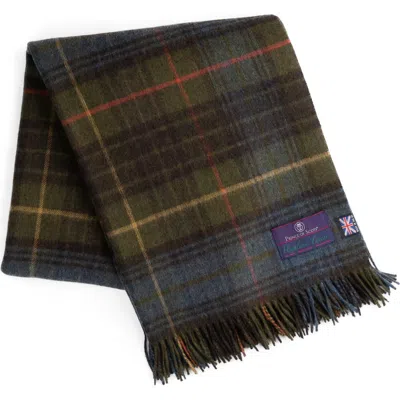 Prince Of Scots Merino Wool Throw In Multi