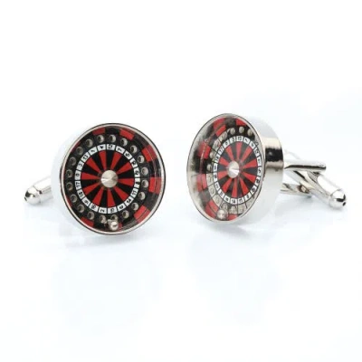 Prince Of Scots Roulette Wheel Cufflinks In Multi