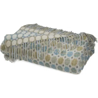 Prince Of Scots Southampton Home Merino Wool Medallion In Blue