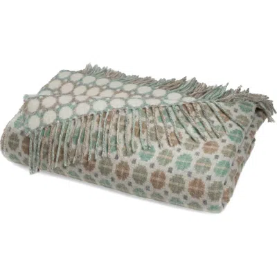 Prince Of Scots Southampton Home Merino Wool Medallion In Green
