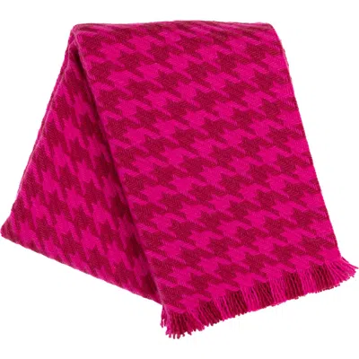 Prince Of Scots Southampton Home Naturally Weighted Houndstooth Throw In Multi