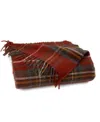 Prince Of Scots Tartan Tweed Fluffy Throw, 72" X 59"