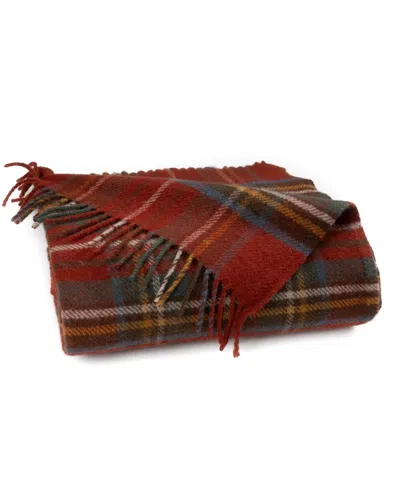 Prince Of Scots Tartan Tweed Fluffy Throw, 72" X 59"