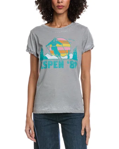 Prince Peter Aspen 89 Burnout T-shirt In Grey