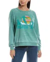 Prince Peter Aspres 89 Oversized Burnout Sweatshirt In Green