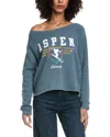 Prince Peter Aspen Colorado Cropped Sweatshirt In Blue