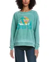 Prince Peter Aspres 89 Oversized Burnout Sweatshirt In Green