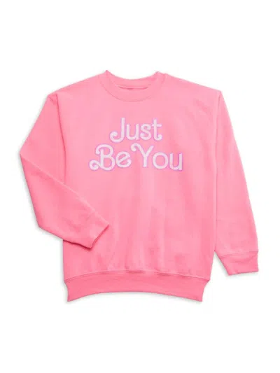 Prince Peter Collection Kids' Girl's Graphic Sweatshirt In Pink