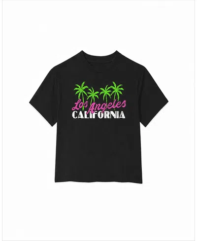Prince Peter Collection Girls' California Palm Tree - Big Kid In Black