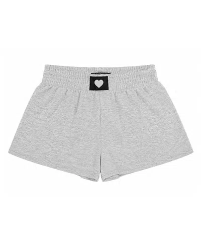Prince Peter Collection Girls' Heather Shorts - Big Kid In Gray