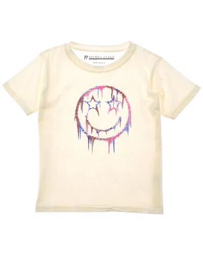 Prince Peter Collection Kids' Prince Peter Drippy Happy Face T-shirt In Black