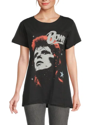 Prince Peter Collection Women's Bowie Graphic Short-sleeve T-shirt In Charcoal